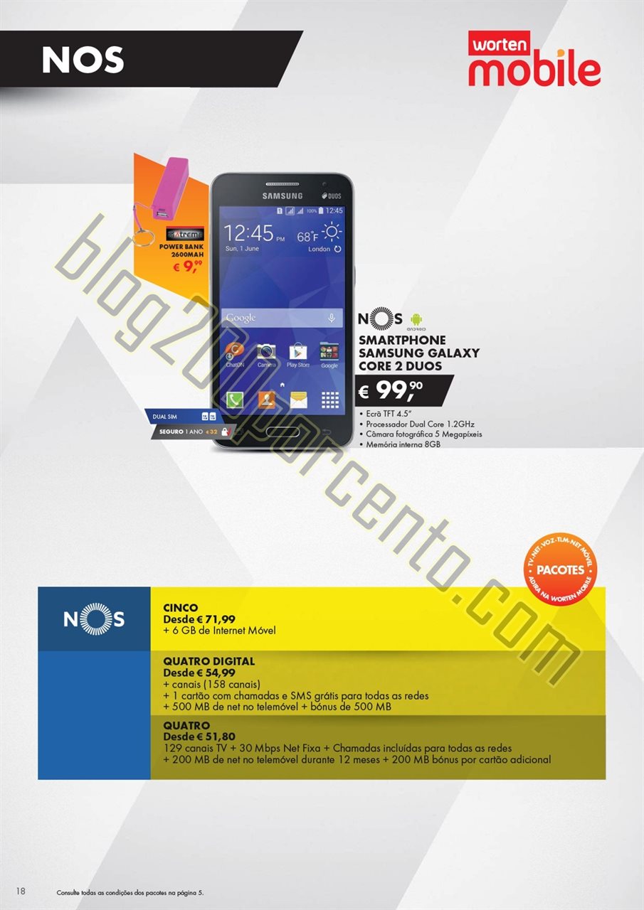 Novo Folheto WORTEN Mobile promoções até 2 deze