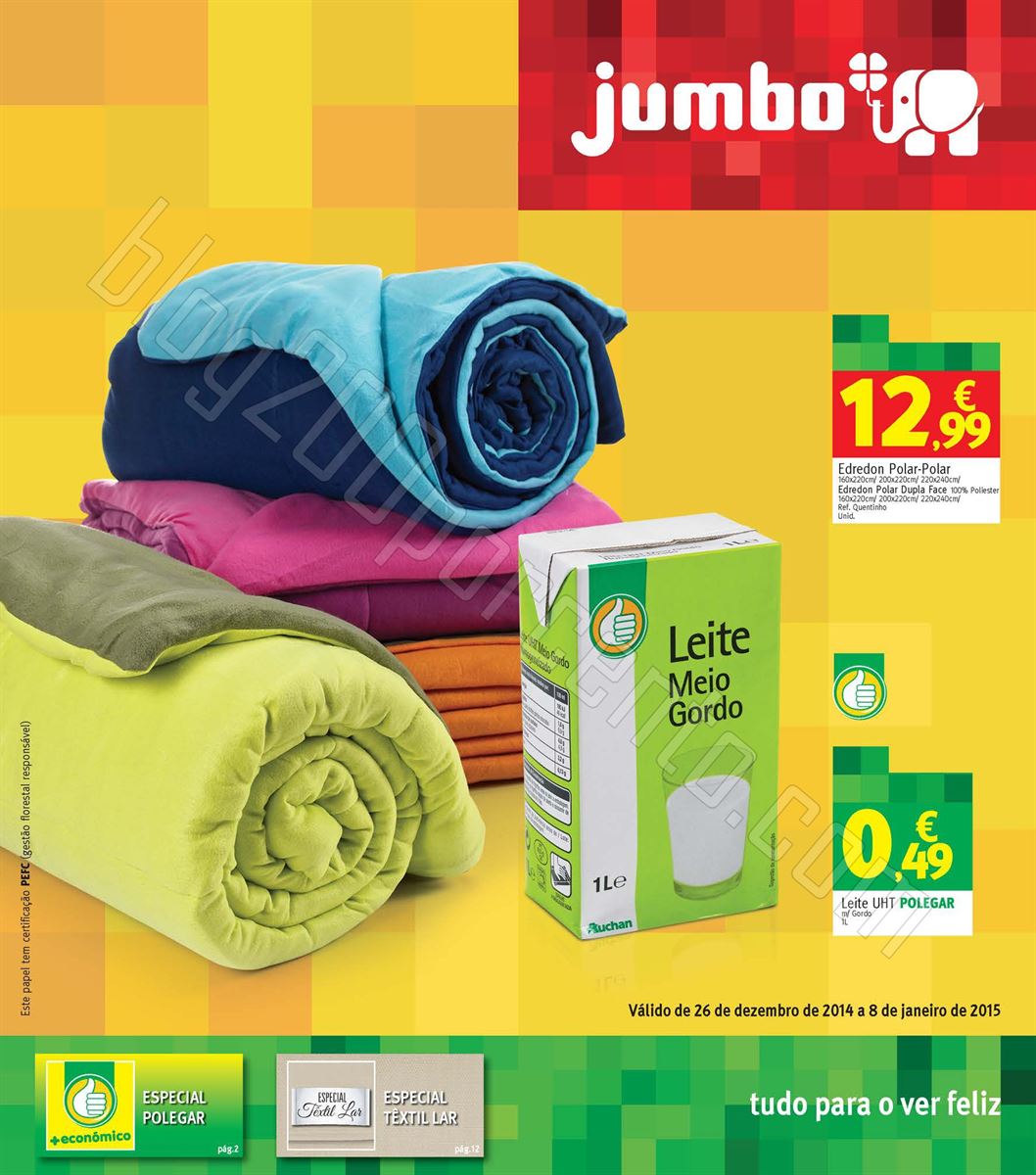 Antevisão Folheto JUMBO de 26 dezembro a 8 janeir