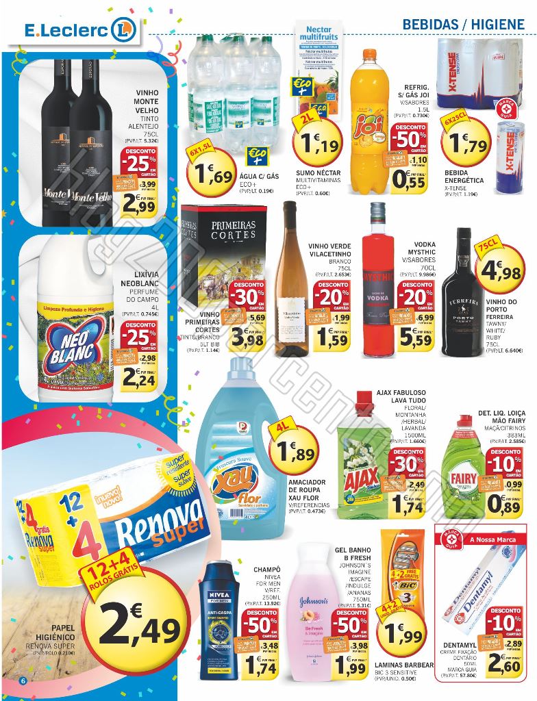 Antevisão Folheto E-LECLERC Lousada de 9 a 17 fev