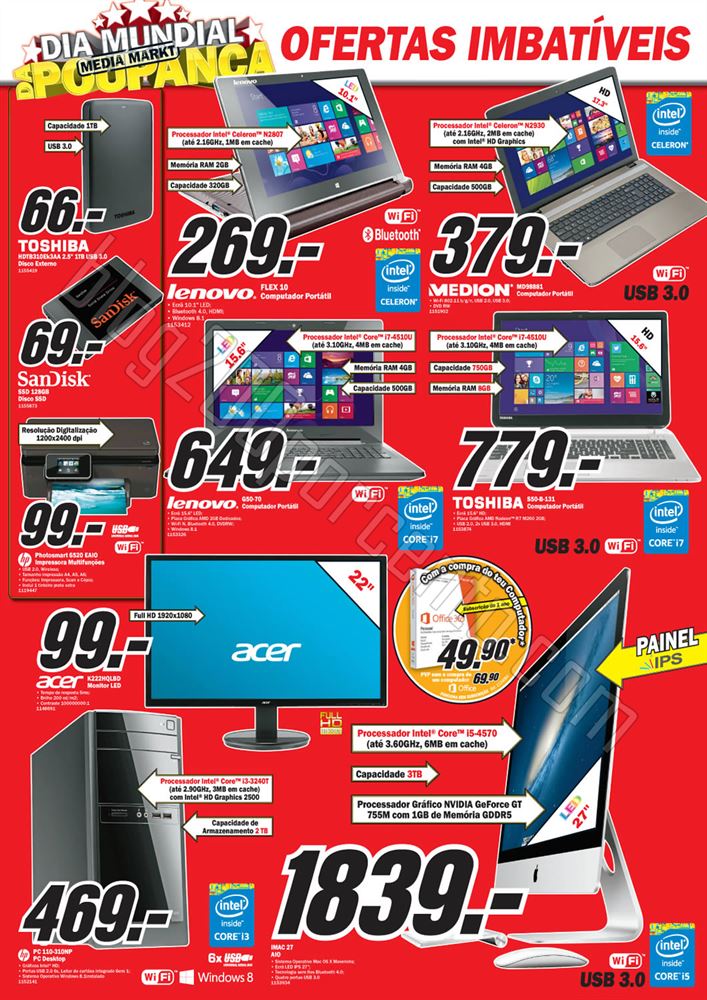 Antevisão Folheto MEDIA MARKT Centro de 30 outubr