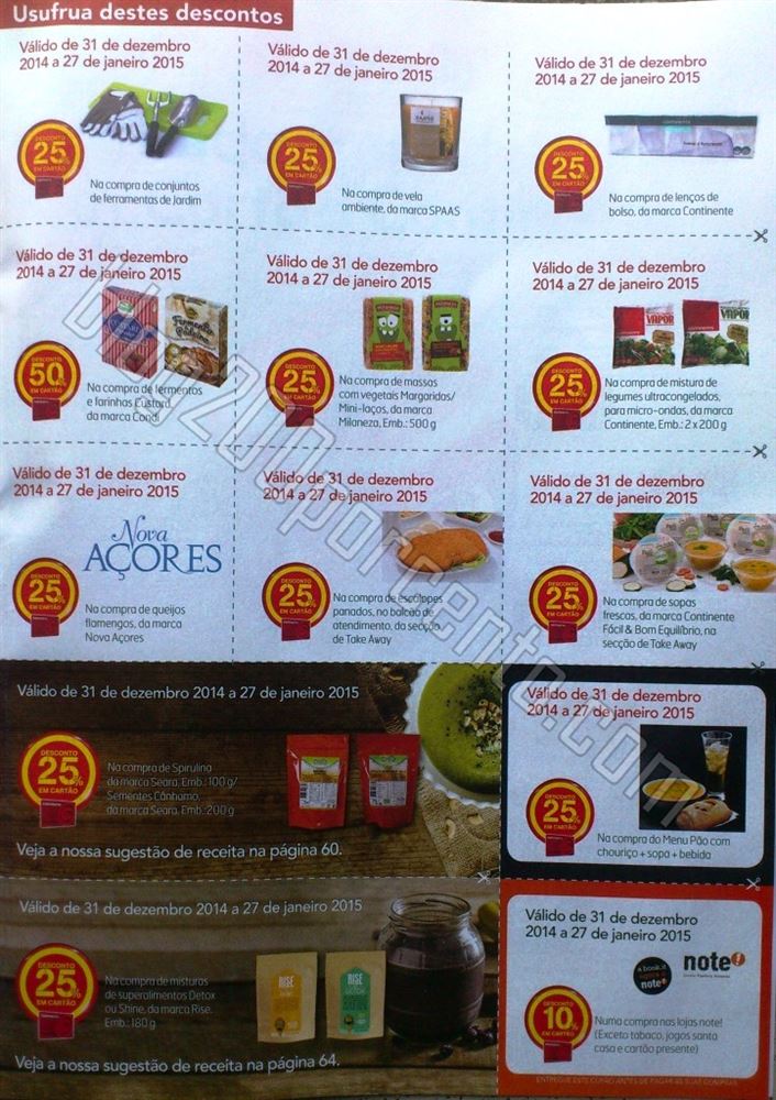 Antevisão de cupões CONTINENTE Magazine de janei