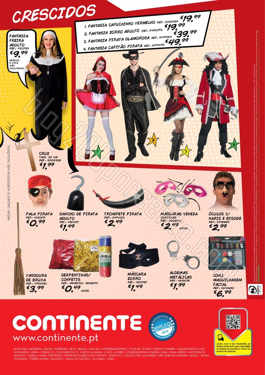 Antevisão Folheto CONTINENTE Carnaval de 3 a 17 f