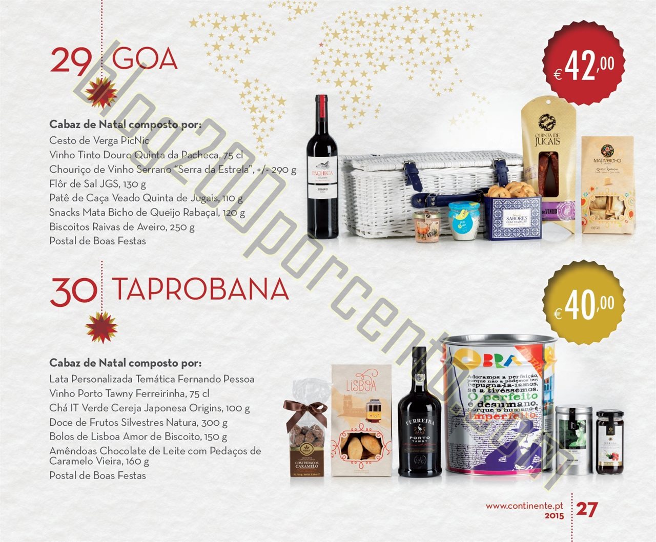 Folheto Natal CONTINENTE Cabazes Natal até 13 dez