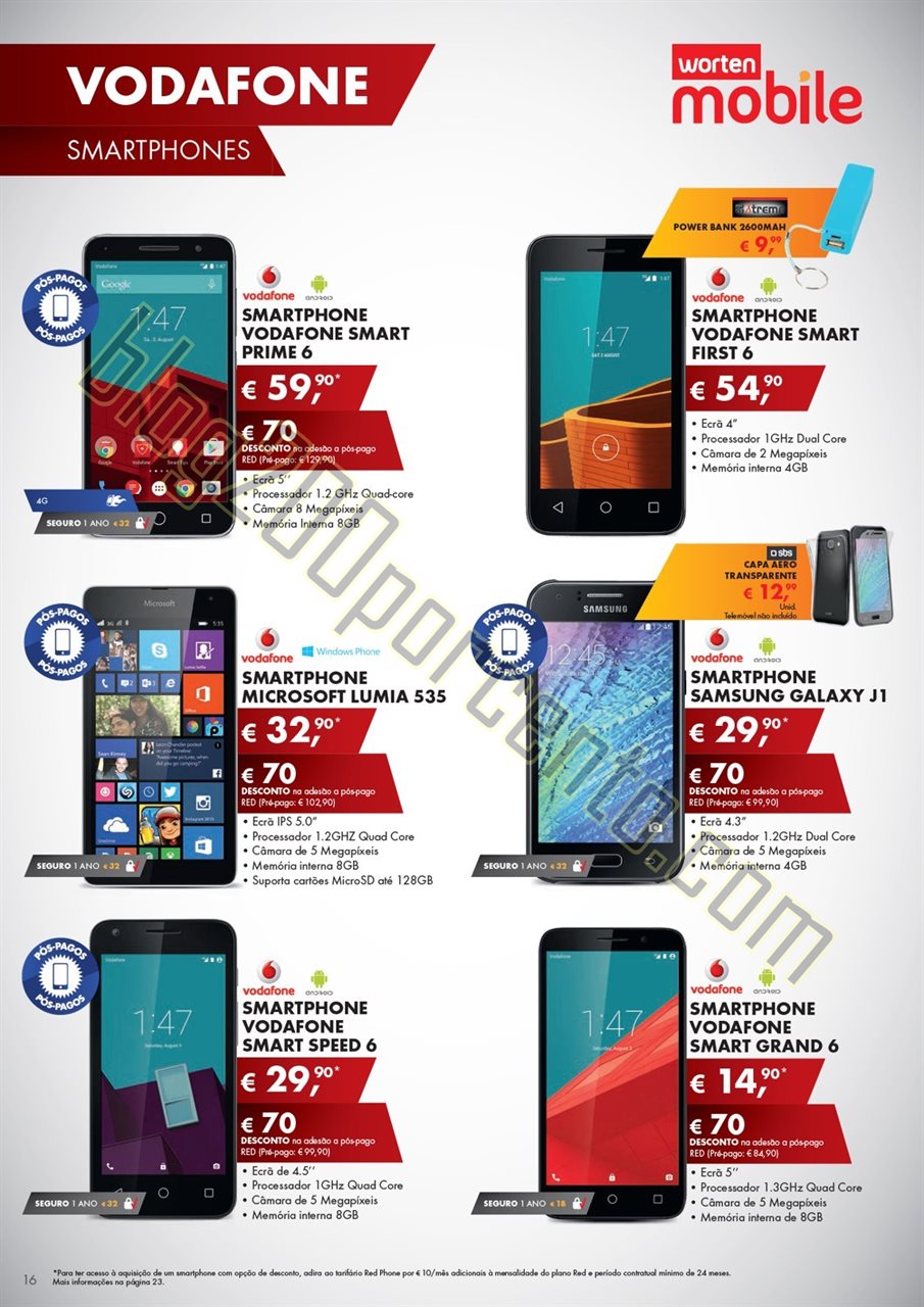 Novo Folheto WORTEN Mobile promoções até 2 deze