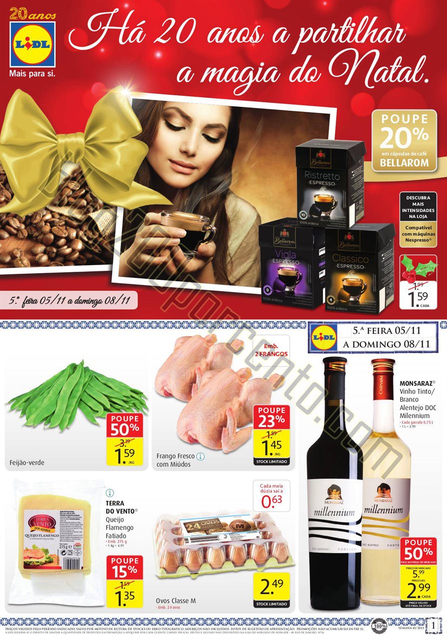 Antevisão Folheto LIDL Promoções de 5 a 11 nove