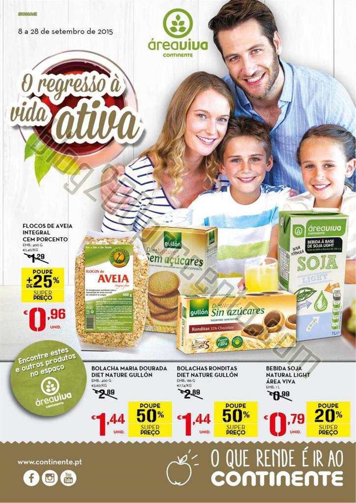 Antevisão Folheto CONTINENTE Área Viva promoçõ