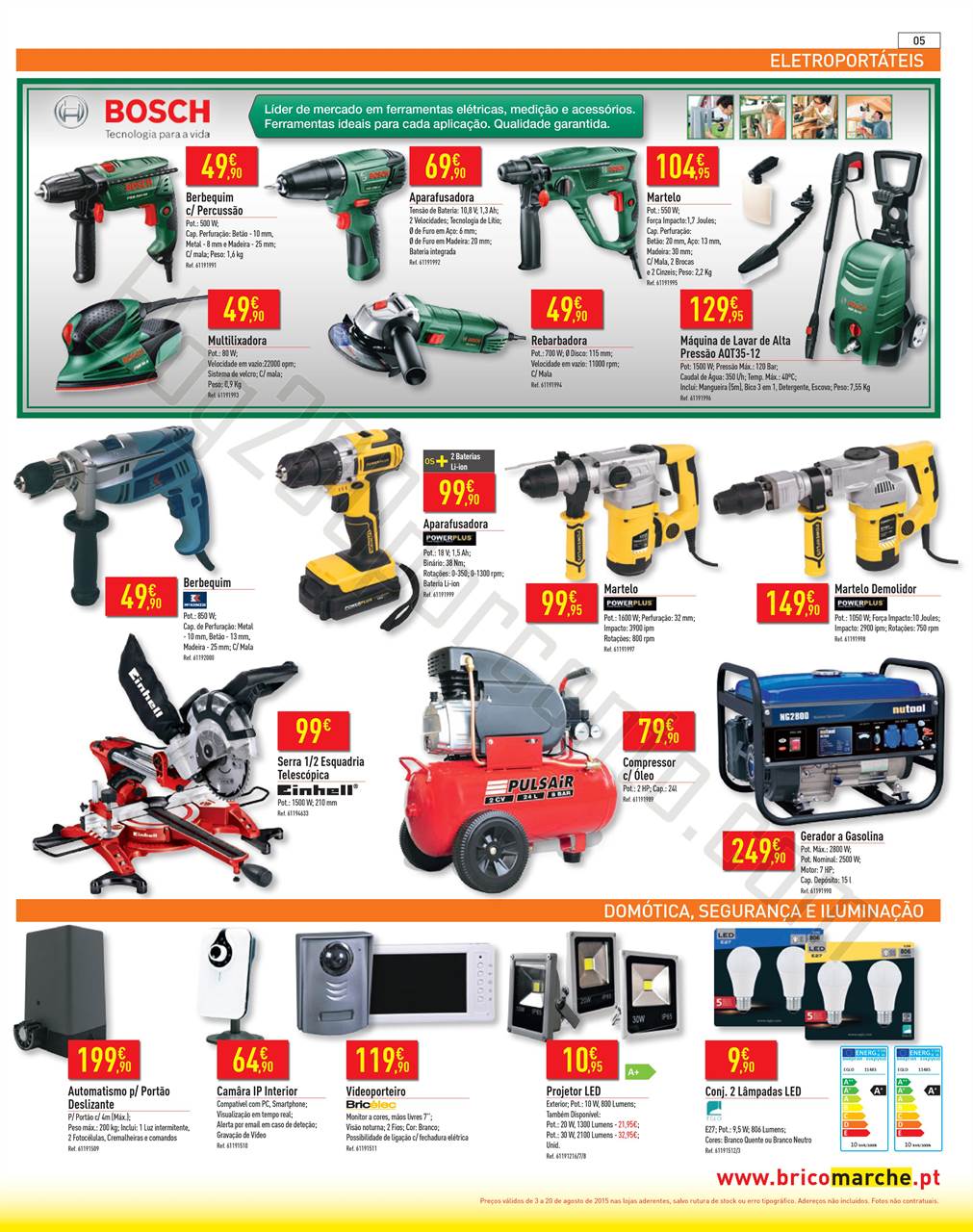 Antevisão Folheto BRICOMARCHÉ Promoções de 3 a