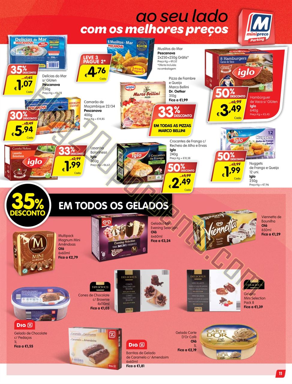 Antevisão Folheto MINIPREÇO Parking de 8 a 14 ou