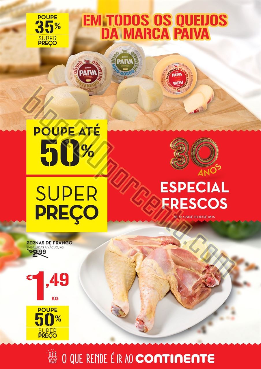 Antevisão Folheto CONTINENTE Frescos Fim de seman