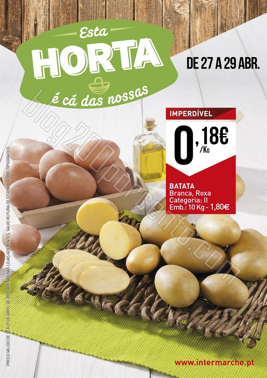 Antevisão Folheto INTERMARCHÉ Frescos de 27 a 29