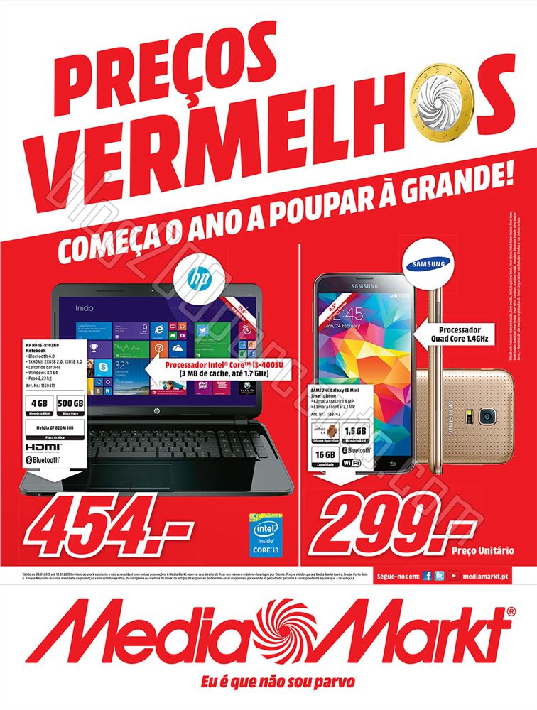 Antevisão Folheto MEDIAMARKT Norte de 8 a 14 jane