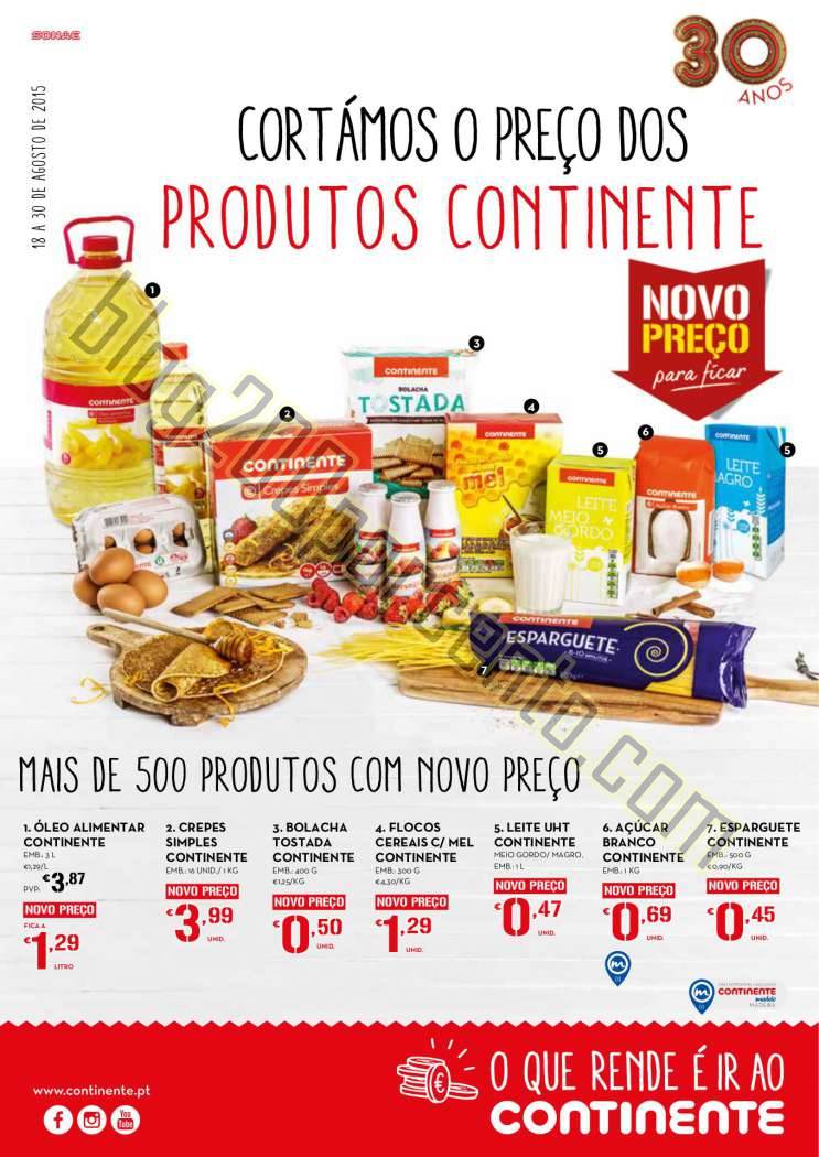 Antevisão Folheto CONTINENTE Promoções de 18 a 