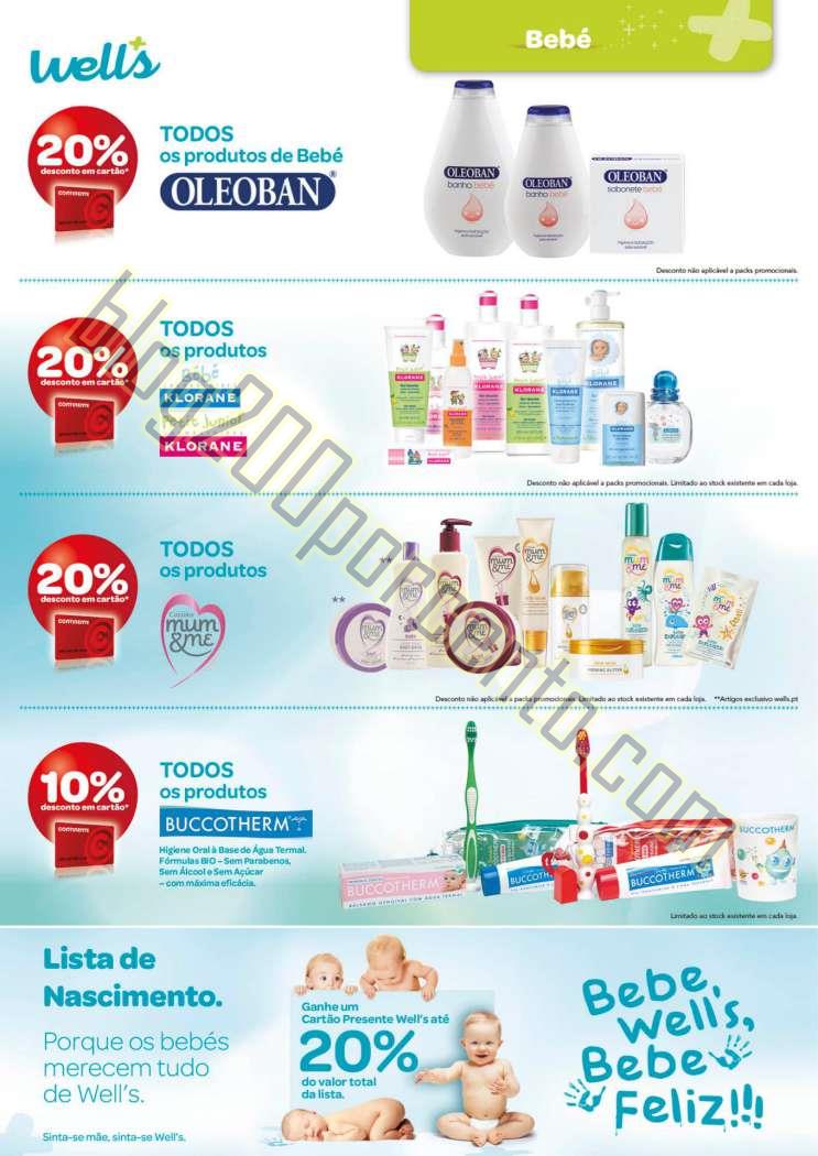 Antevisão Folheto WELLS Outono promoções de 22 