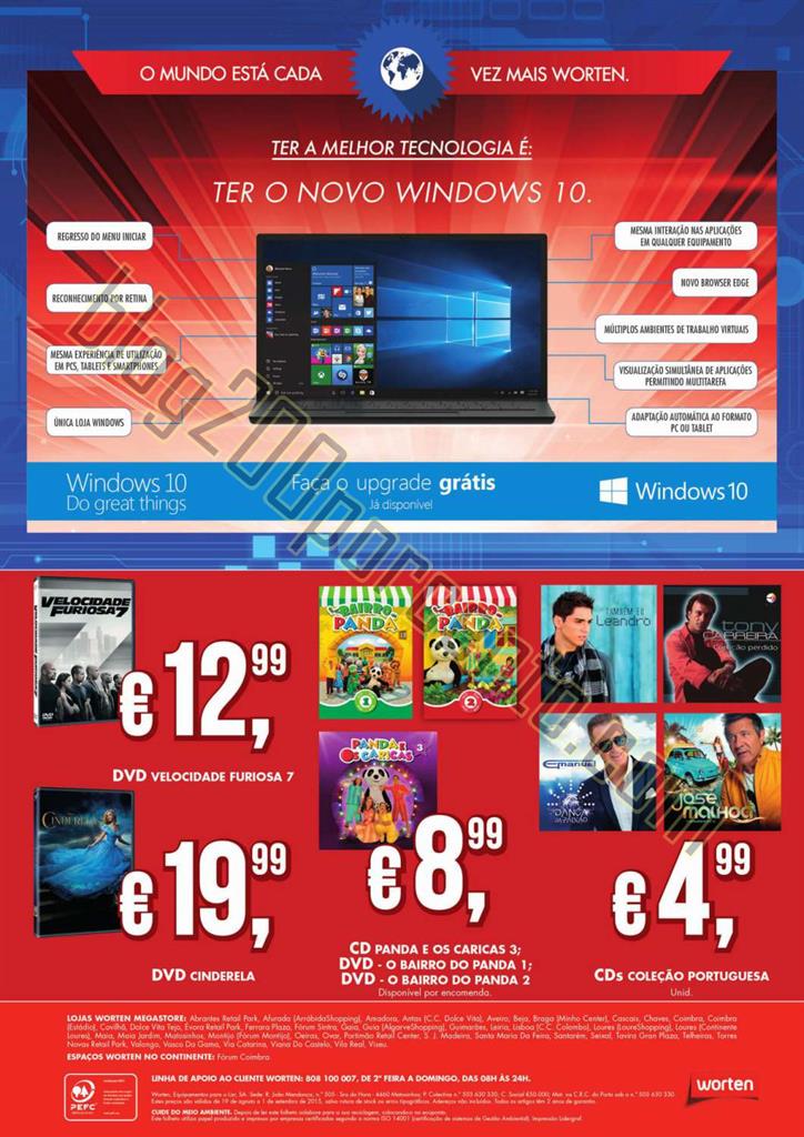 Novo Folheto WORTEN Regresso às aulas II de 19 ag