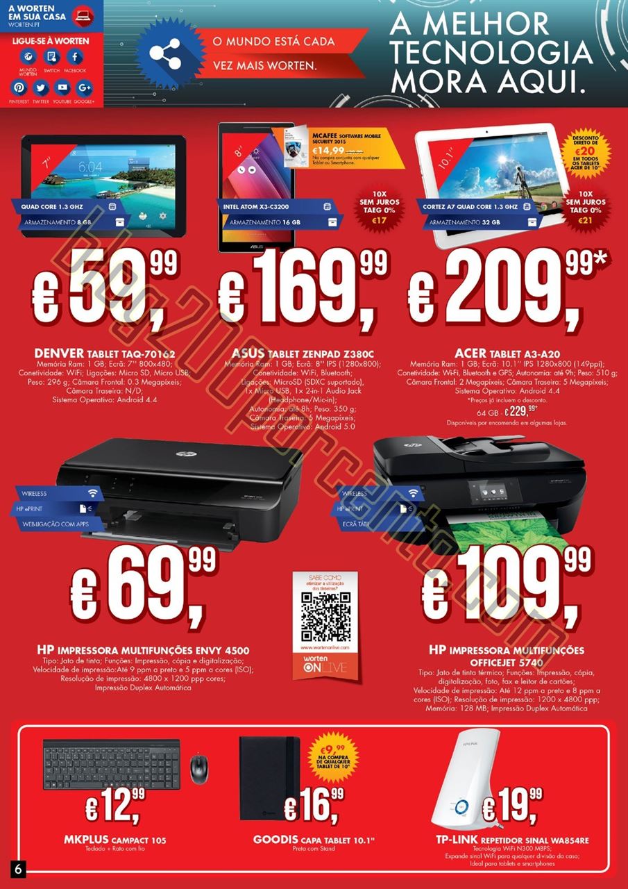 Novo Folheto WORTEN Promoções de 7 a 20 outubro 