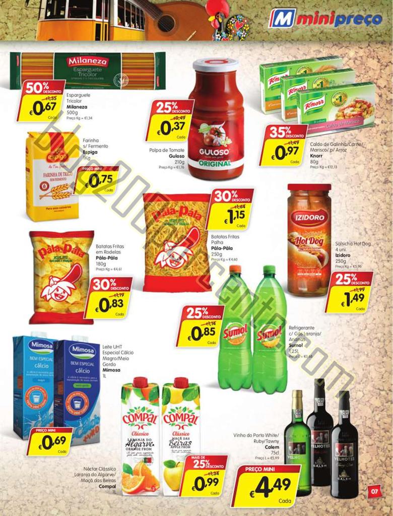 Antevisão Folheto MINIPREÇO Promoções de 6 a 1