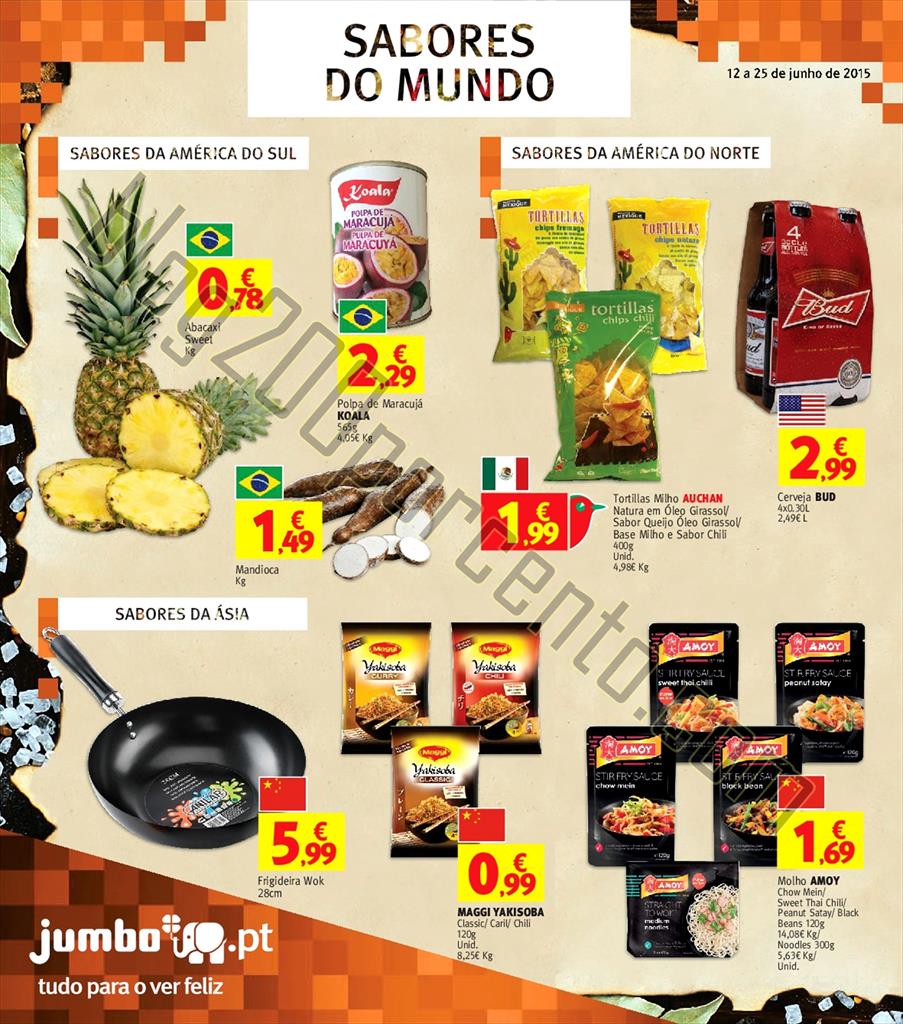 Antevisão Folheto JUMBO Sabores do Mundo de 12 a 