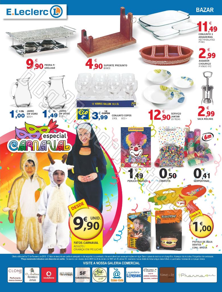 Antevisão Folheto E-LECLERC Lousada de 9 a 17 fev