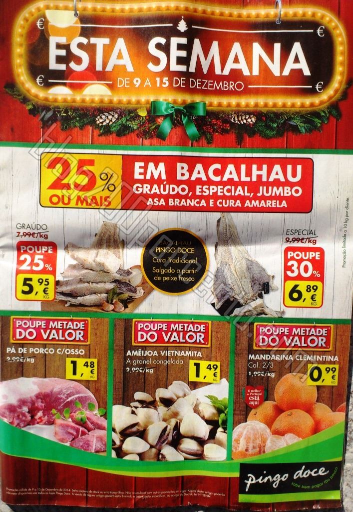 Antevisão Folheto PINGO DOCE de 9 a 15 dezembro p