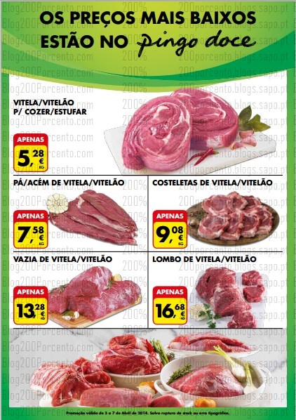 Nova Monofolha | PINGO DOCE | Talho de 3 a 7 abril