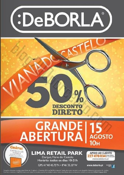 Novo Folheto DEBORLA Viana do Castelo - de 15 de agosto a 14 setembro