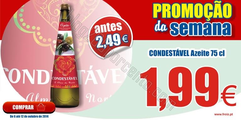 Promoções da semana FROIZ de 6 a 12 outubro