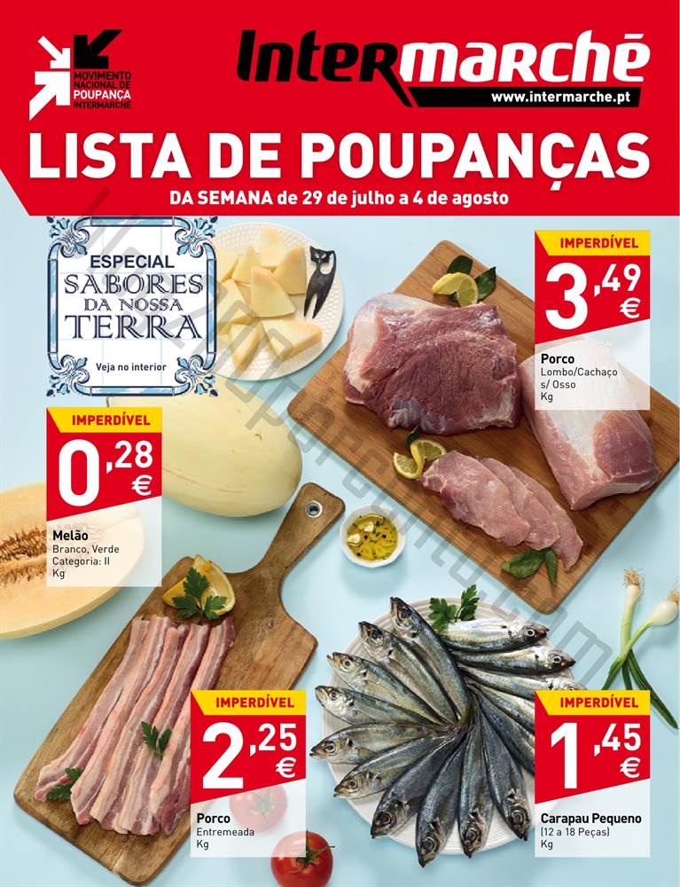 Antevisão Folheto INTERMARCHÉ Promoções de 29 julho a 4 agosto - Online