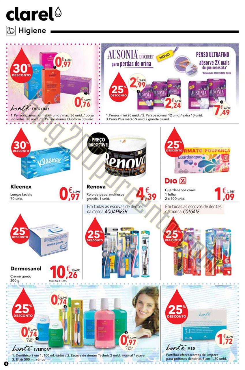Antevisão Folheto CLAREL Promoções de 22 outubr