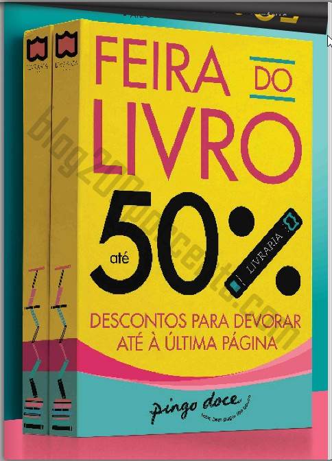 Novo Folheto PINGO DOCE - Feira do livro - de 24 julho a 6 agosto