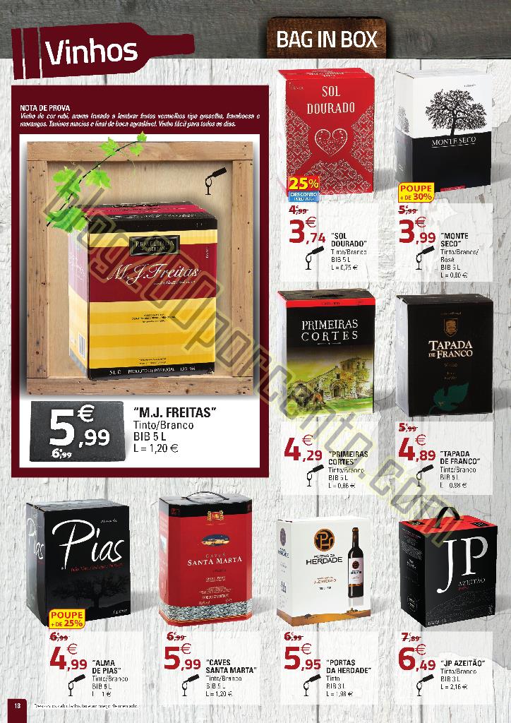 Antevisão Folheto E-LECLERC Vinhos de 29 setembro