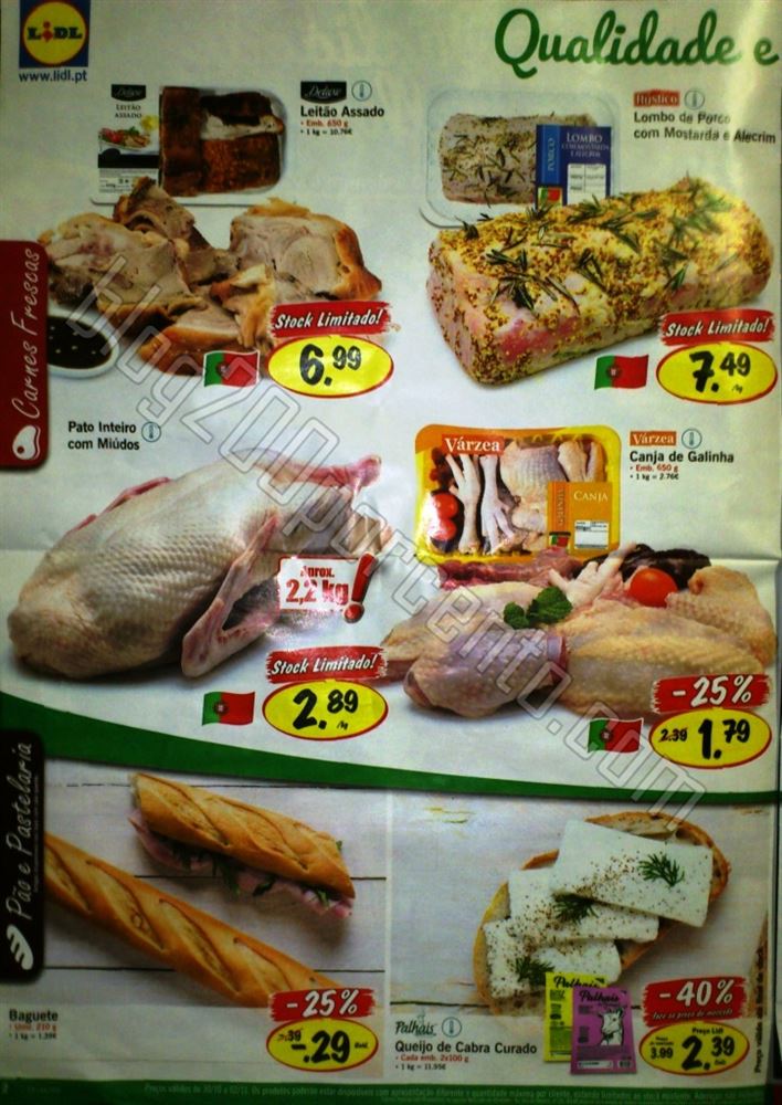 Antevisão Folheto LIDL de 30 outubro a 5 novembro