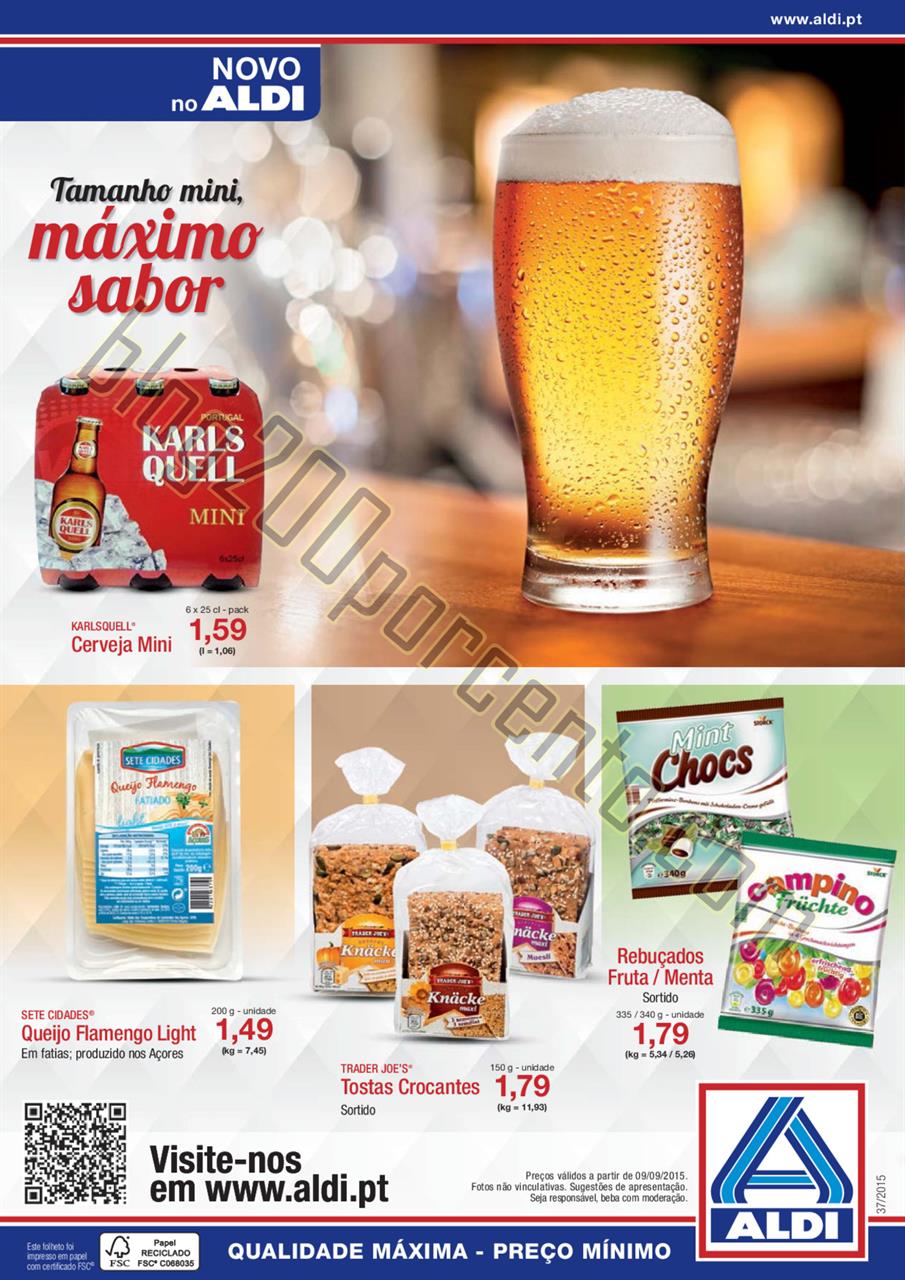 Antevisão Folheto ALDI Promoções a partir de 9 