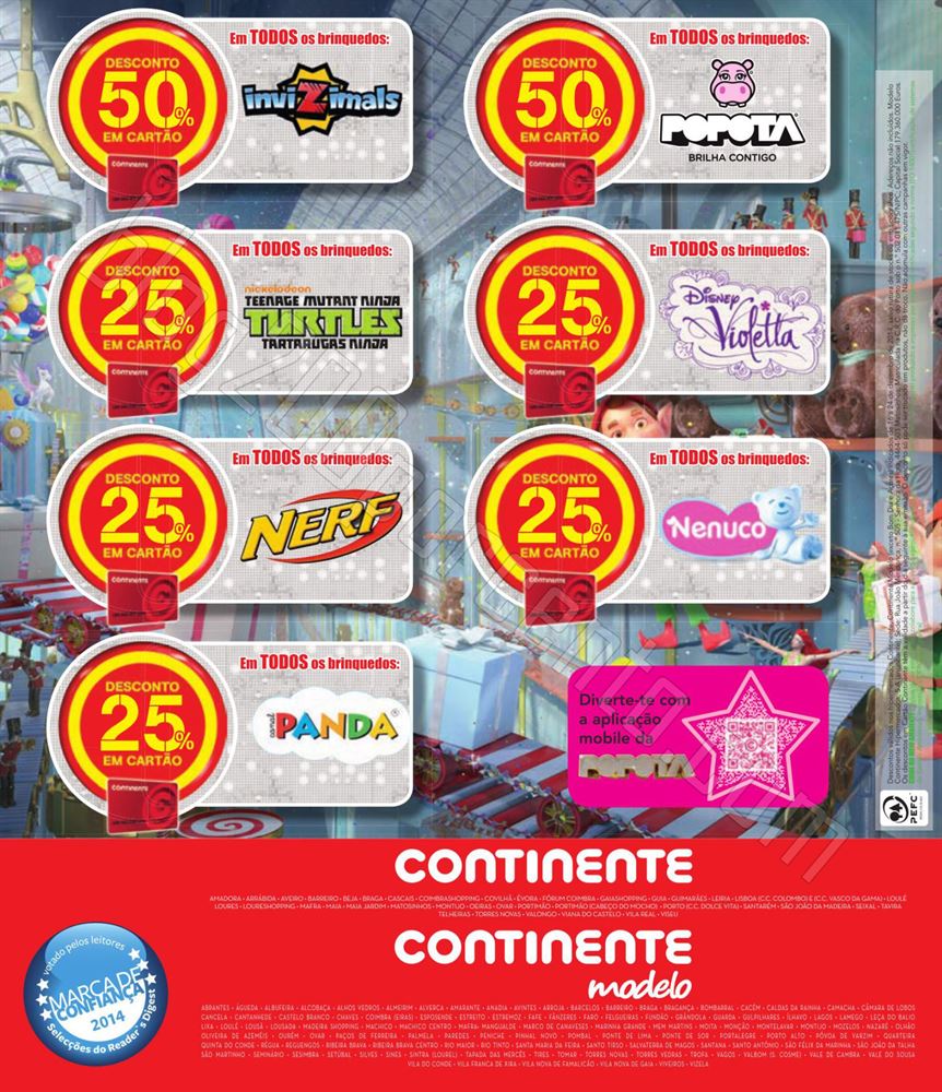 Antevisão Folheto CONTINENTE Brinquedos de 16 a 2