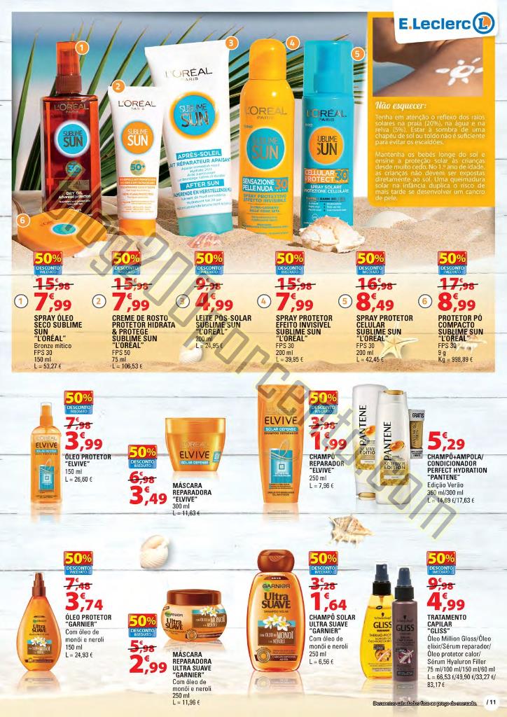 Antevisão de Folheto E-LECLERC Verão de 16 a 28 