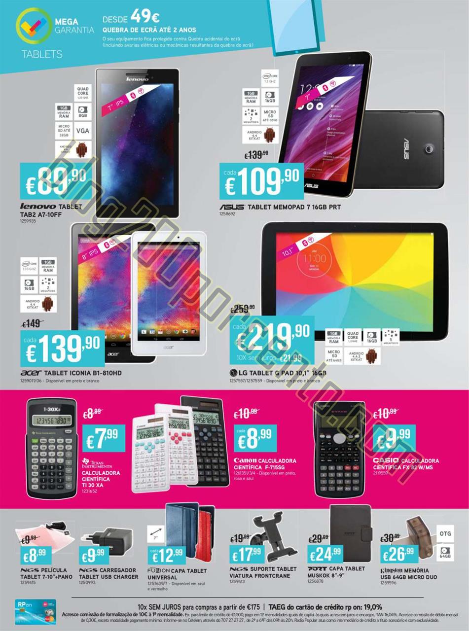 Novo Folheto RADIO POPULAR Promoções de 24 agost