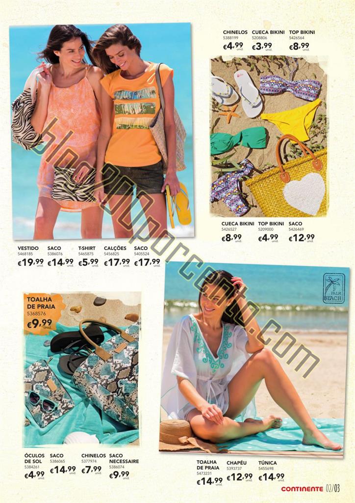 Antevisão Folheto CONTINENTE Verão com estilo de