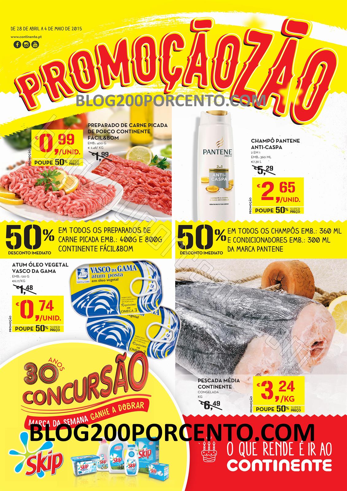 Antevisão Folheto CONTINENTE Promoçãozão de 28