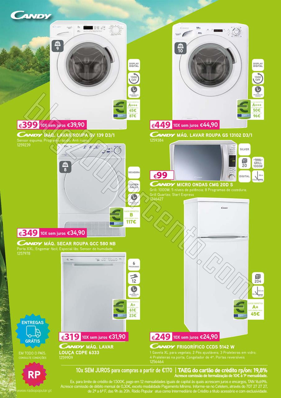 Antevisão Folheto RADIO POPULAR Promoções de 3 