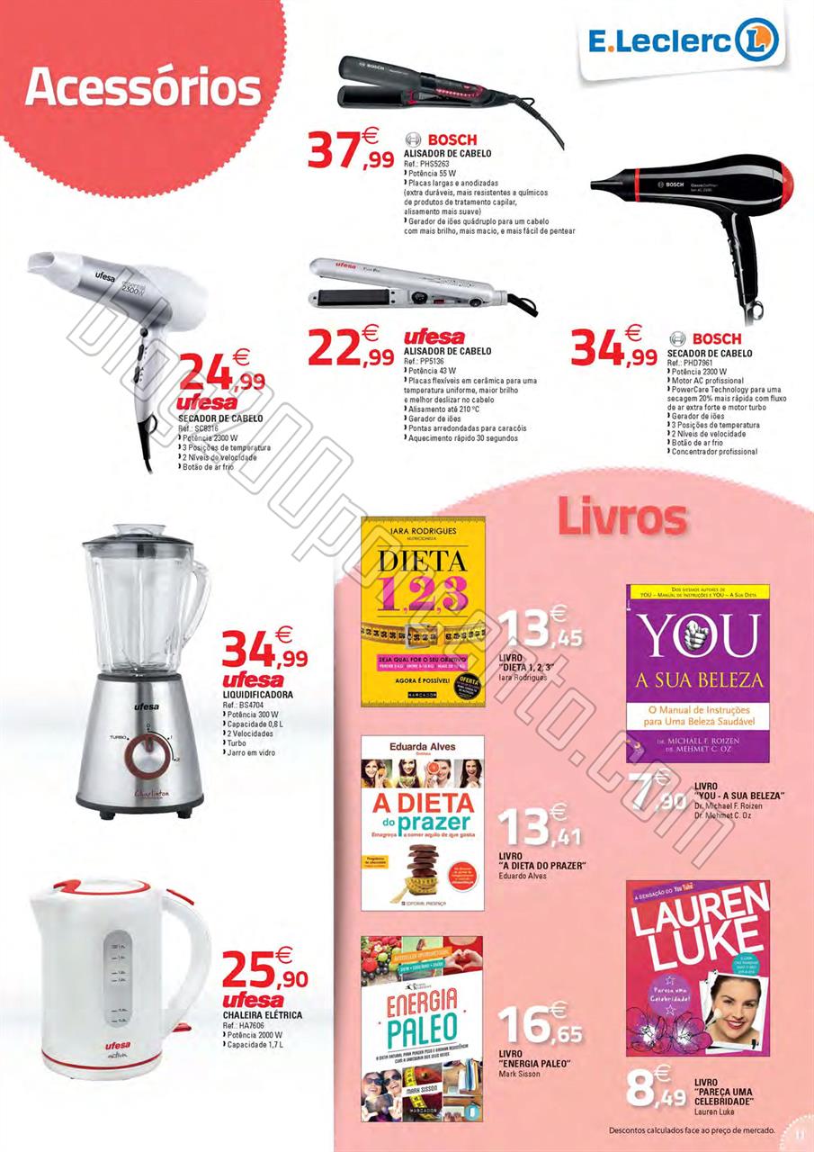 Antevisão Folheto E-LECLERC Beleza de 21 abril a 