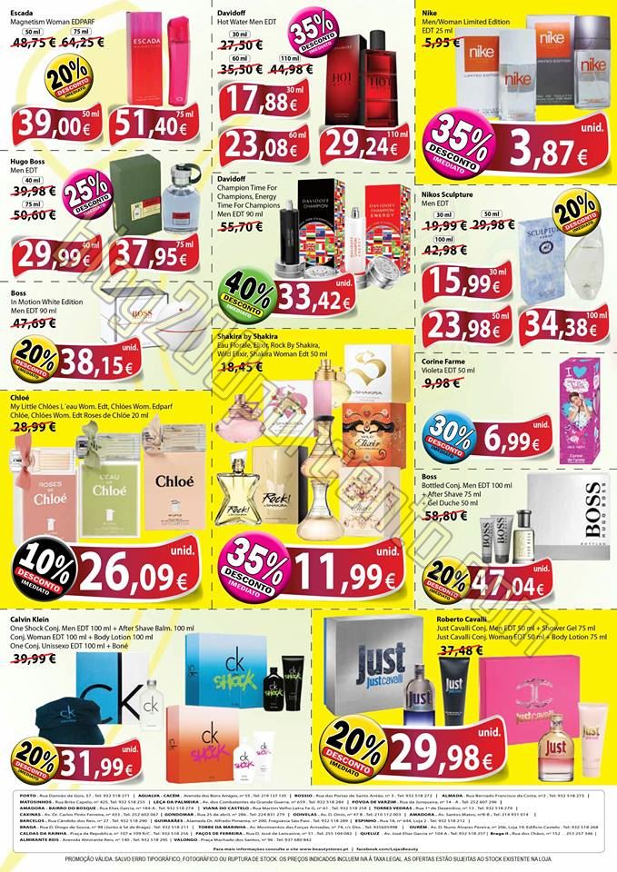 Novo Folheto BEAUTY STORES de 13 outubro a 9 novem