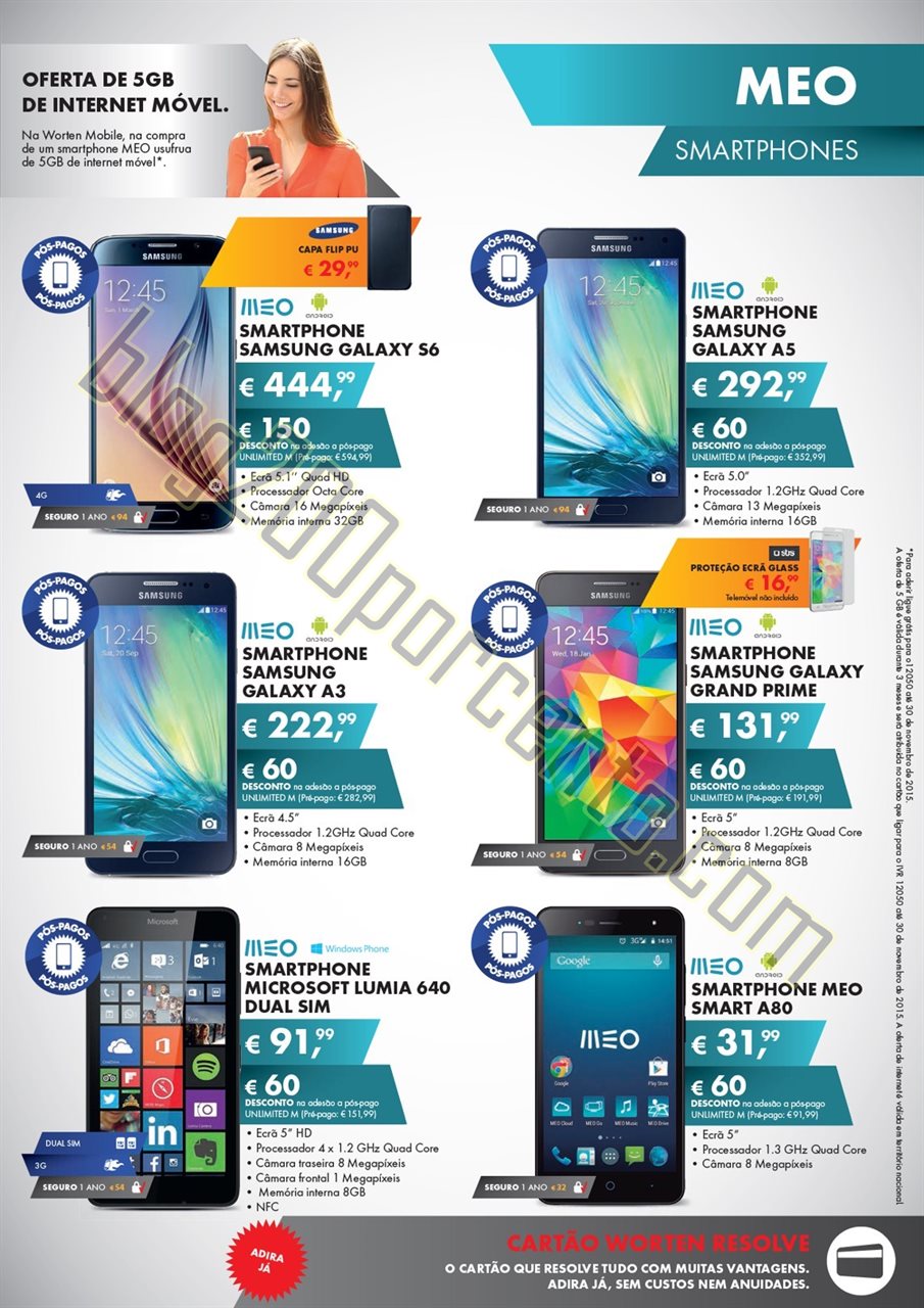 Novo Folheto WORTEN Mobile promoções até 2 deze