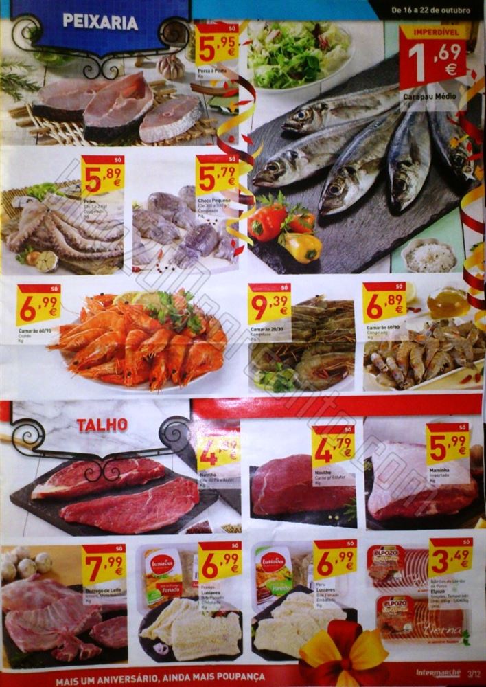 Antevisão folheto INTERMARCHÉ promoções de 16 