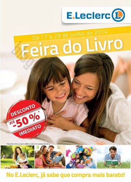 Antevisão Folheto Promoções E-LECLERC de 17 a 29 junho - Feira Livro
