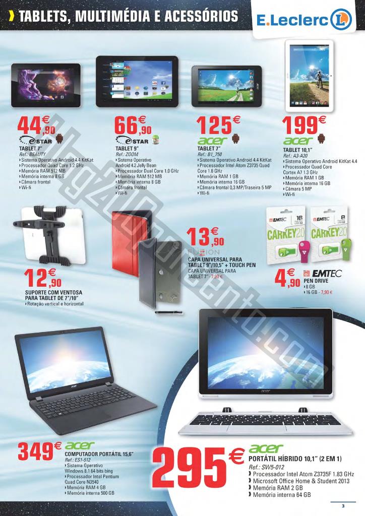 Antevisão Folheto E-LECLERC Tecnologia de 24 mar