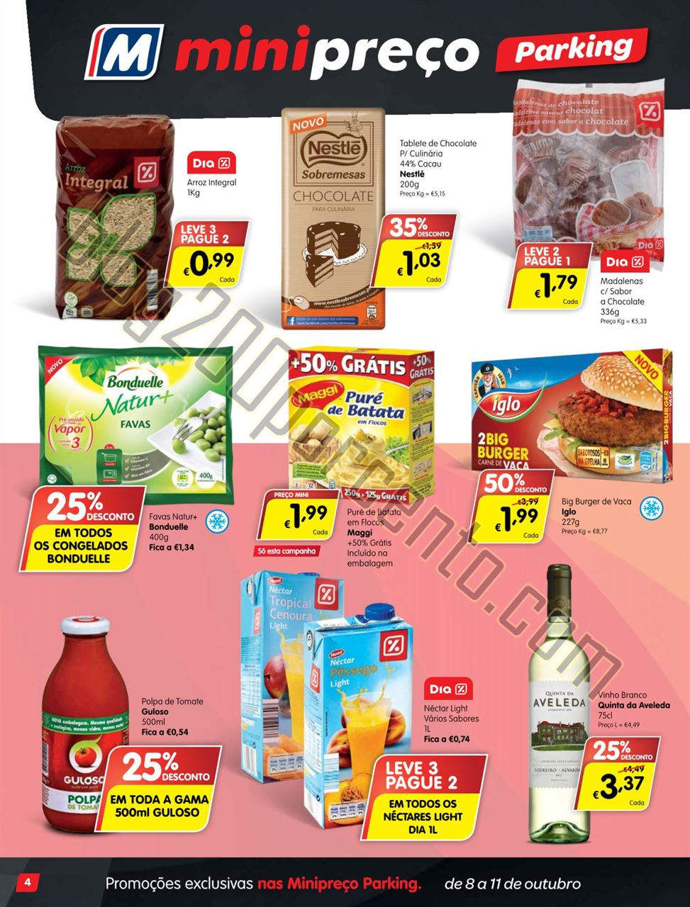 Antevisão Folheto MINIPREÇO Parking de 8 a 14 ou