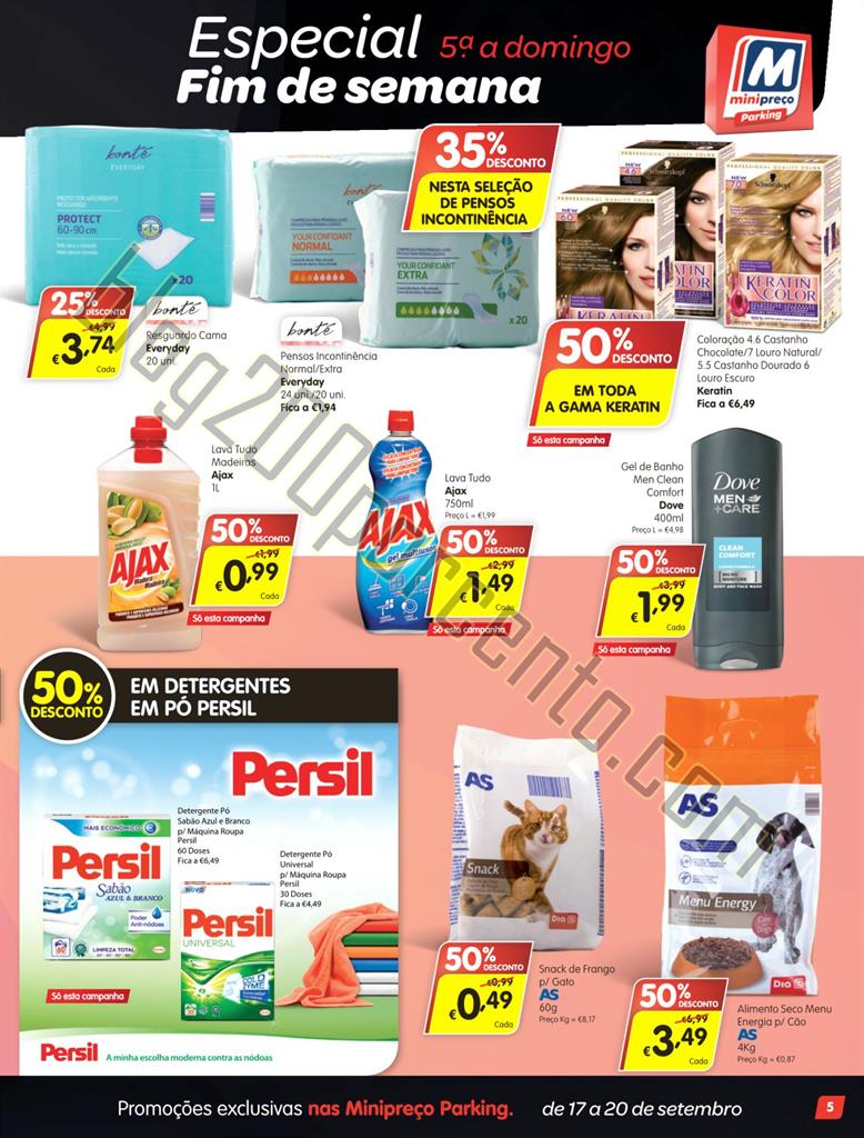 Antevisão Folheto MINIPREÇO Parking de 17 a 23 s