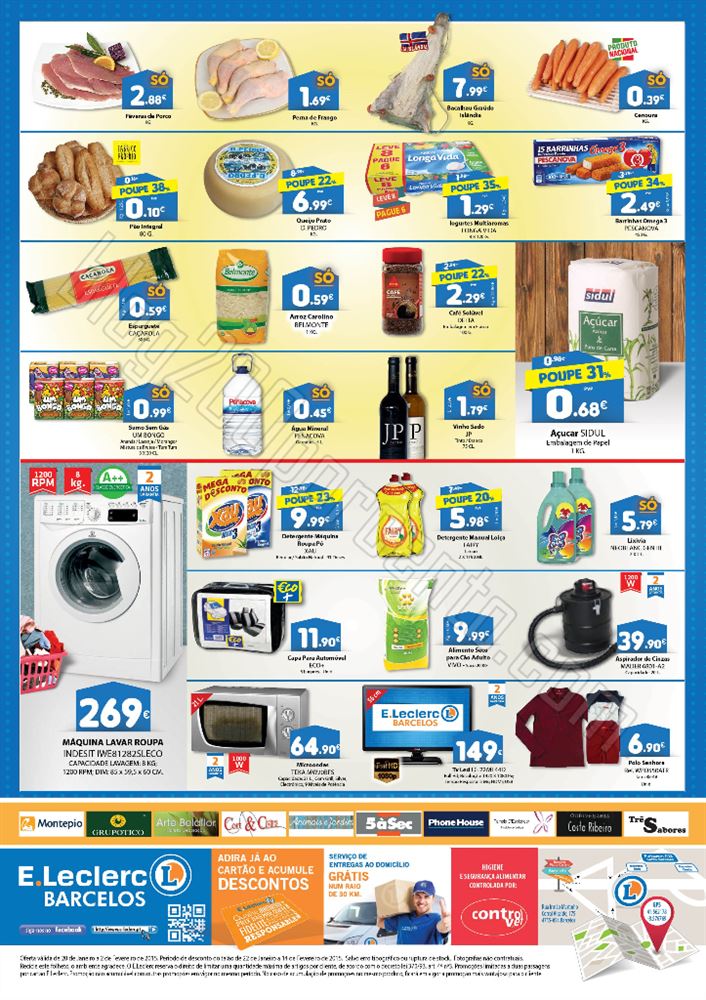 Antevisão Folheto E-LECLERC Barcelos de 20 janeir
