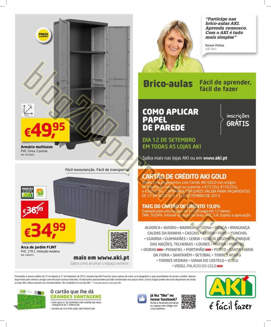 Novo folheto AKI Regresso a Casa de 27 agosto a 21