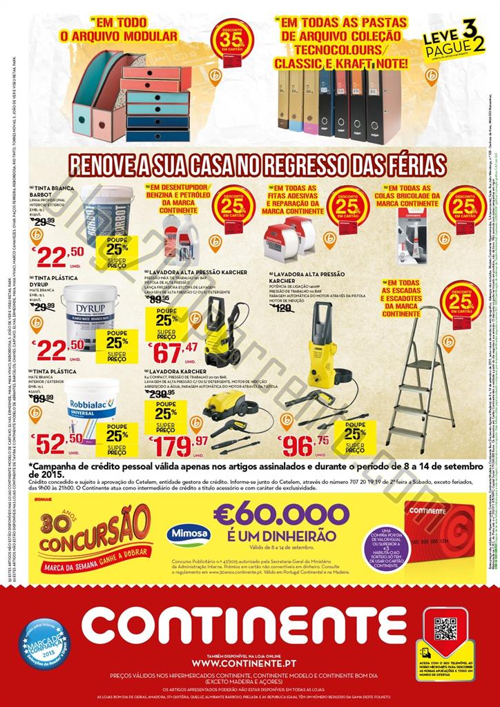 Antevisão Folheto CONTINENTE Promoções de 8 a 1