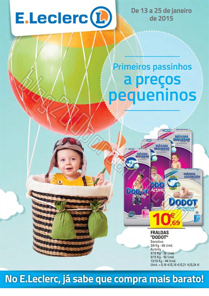 Antyevisão Folheto E-LECLERC Nacional Bebé de 13